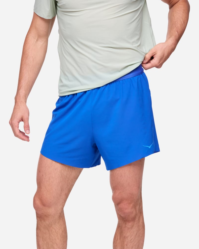 HOKA Men's Glide 5'' Short with Brief in Ultramarine, Size 2XL