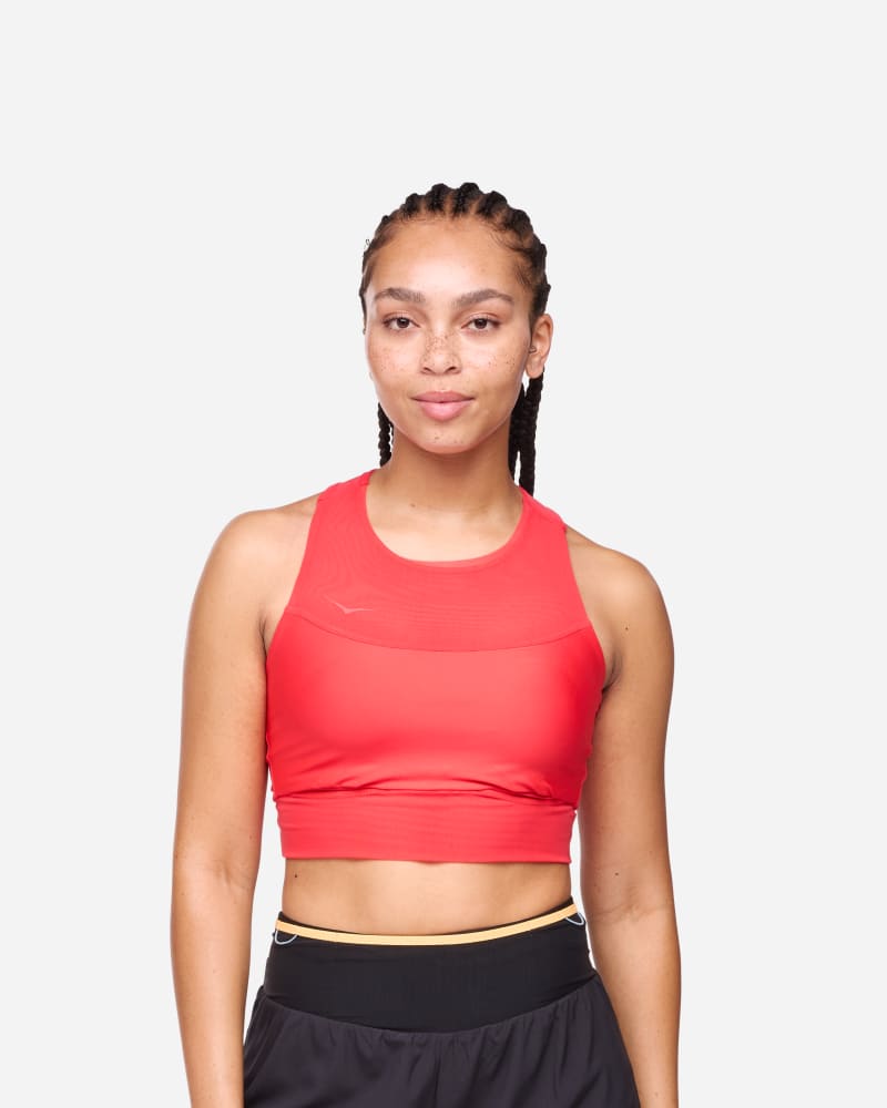 HOKA Women's Race Day Bra in Cerise, Size XXL