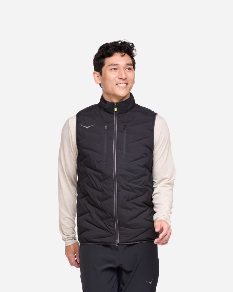 HOKA Skyfill Run Vest i svart, størrelse: XL
