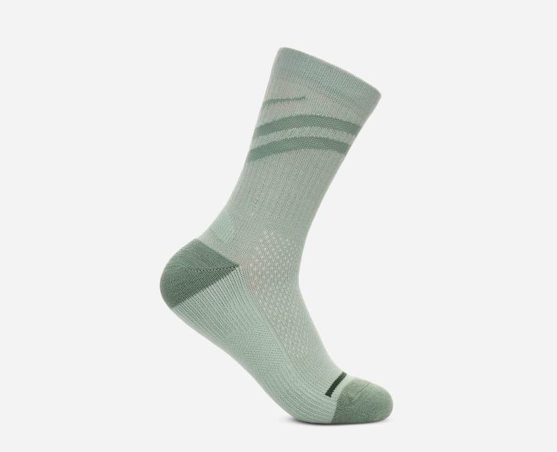 HOKA Trail Crew Sock in Aloe Vera, Size XL
