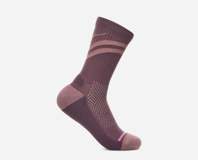 HOKA Chaussette de trail en Smokey Quartz Taille M | Chaussettes