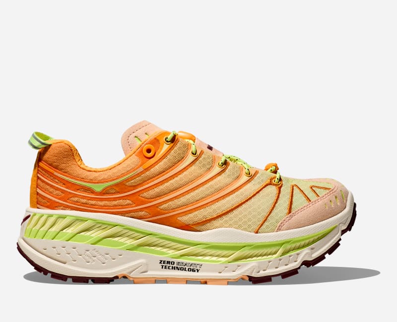 HOKA Stinson Evo OG Chaussures en Solar Flare/Cantaloupe Taille 48 | Lifestyle