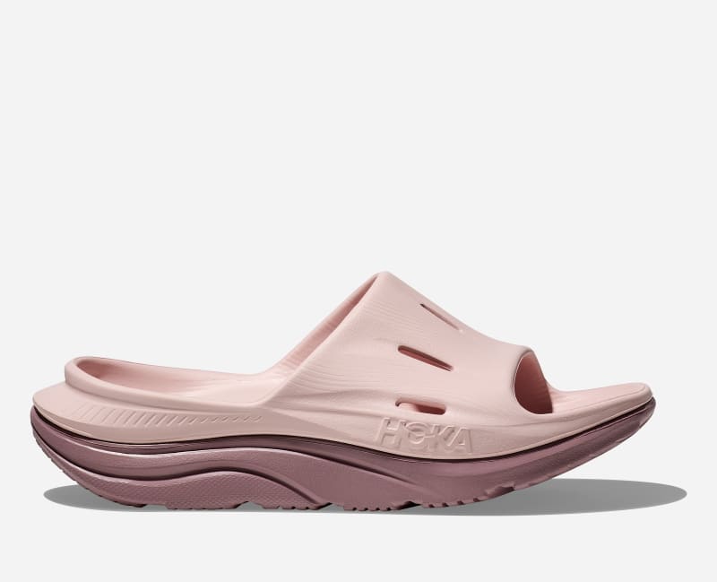 HOKA Ora Recovery Slide 3 sko i farger cosmic pearl/quartzite, størrelse: M44/ W45 1/3