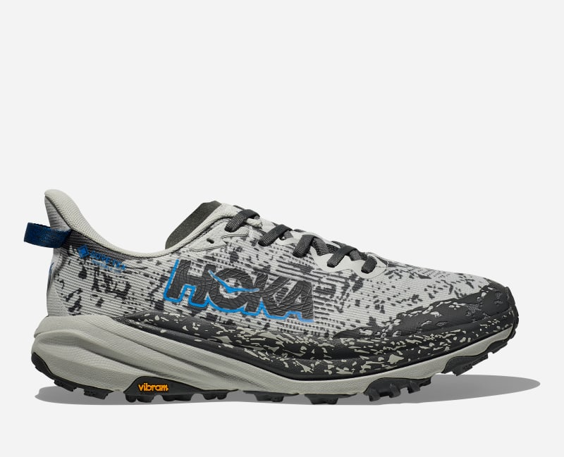 HOKA Speedgoat 6 GORE-TEX Chaussures pour Homme en Stardust/Outer Orbit Taille 44 2/3 | Trail