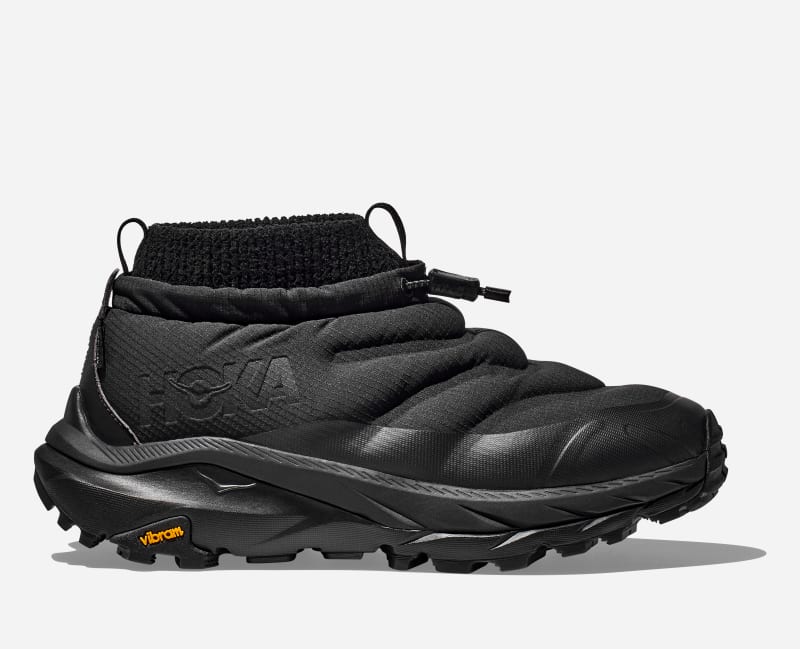 HOKA Men's Kaha 2 Frost Moc GORE-TEX Lifestyle Shoes in Black, Size 8