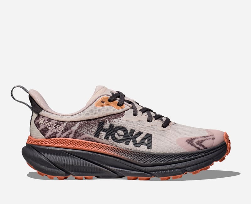 HOKA Challenger 7 GORE-TEX Schuhe für Damen in Cosmic Pearl/Galaxy Größe 40 2/3 | Gelände