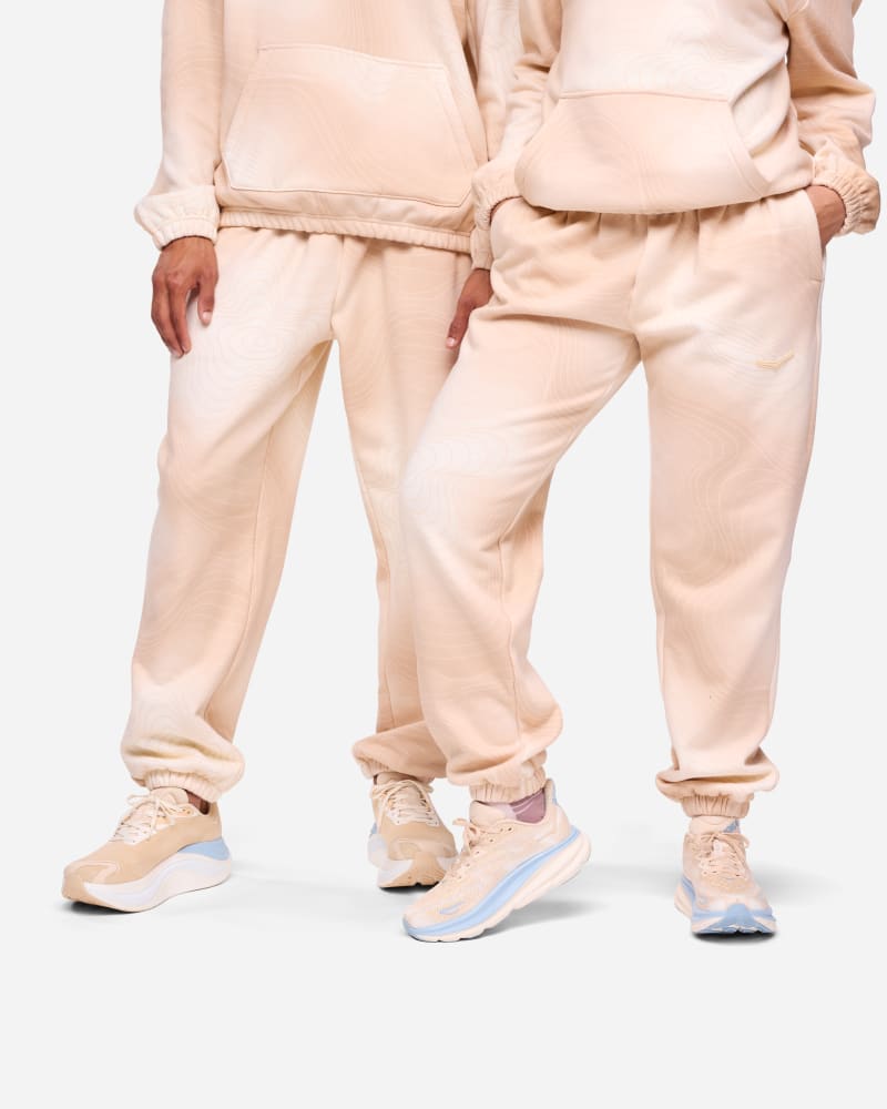 Hoka Essential Jogger in Beige Cloud Topo, Size XXS Pants