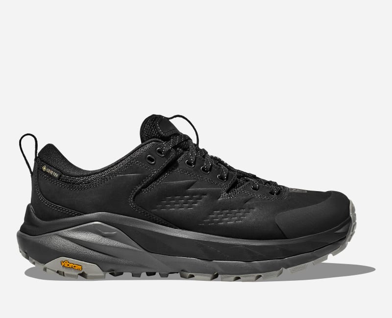 HOKA Women's Elite Terrain System Kaha Low GORE-TEX in Black/Satellite Grey, Size 36