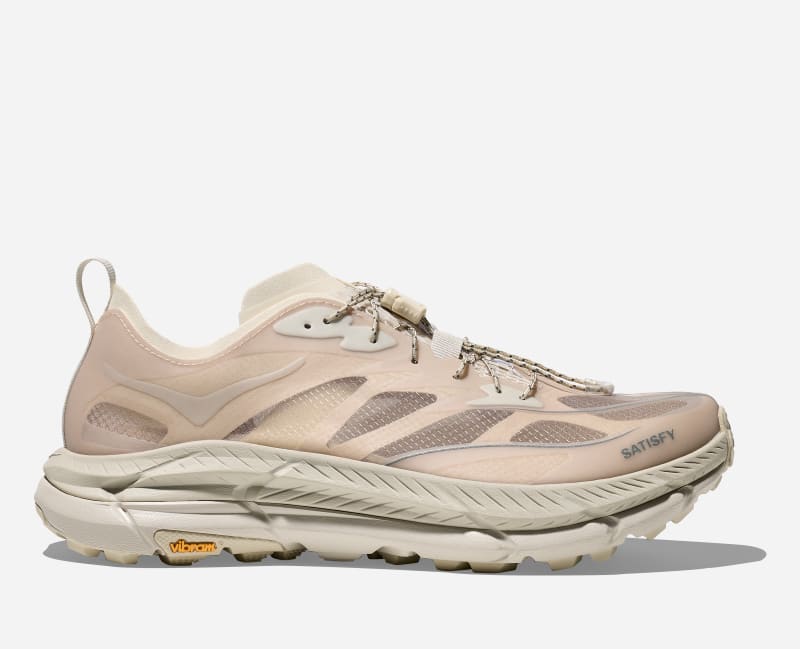 HOKA Mafate Speed 4 Lite STSFY Lifestyle Shoes in Bone, Size 9.5