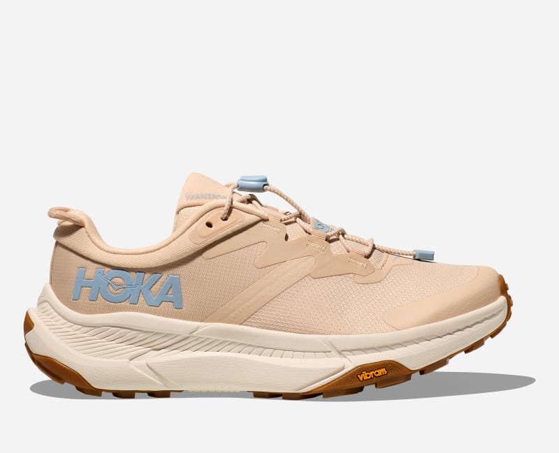 HOKA Men's Transport Hiking Hiking Shoes in Oak/Alabaster, Size 44 2/3