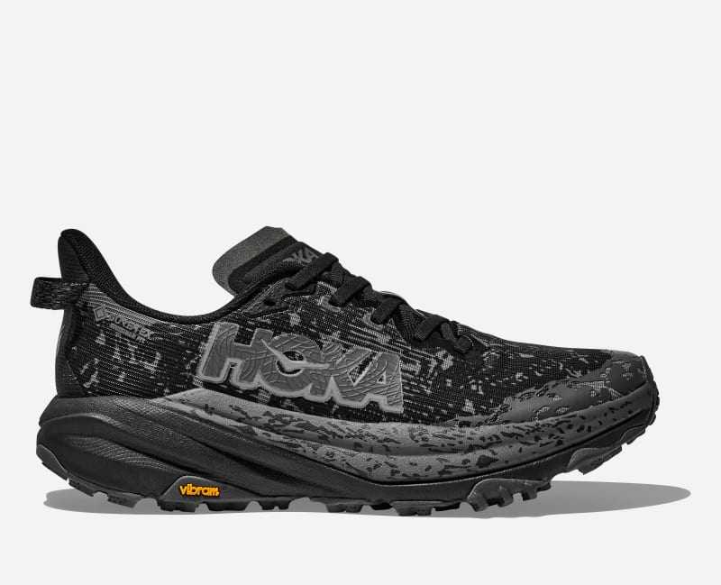 HOKA Speedgoat 6 GORE-TEX Chaussures pour Femme en Black/Outer Orbit Taille 39 1/3 | Trail