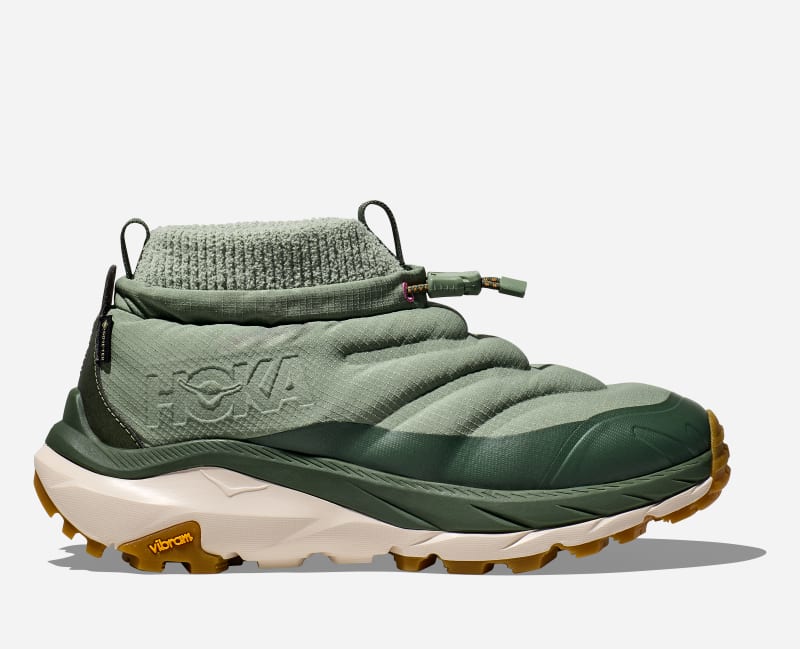 HOKA Kaha 2 Frost Moc GORE-TEX Shoes in Succulent/Aloe Vera, Size M40/ W40 2/3