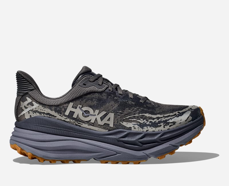 HOKA Stinson 7 Chaussures pour Homme en Satellite Grey/Varsity Navy Taille 41 1/3 | Trail