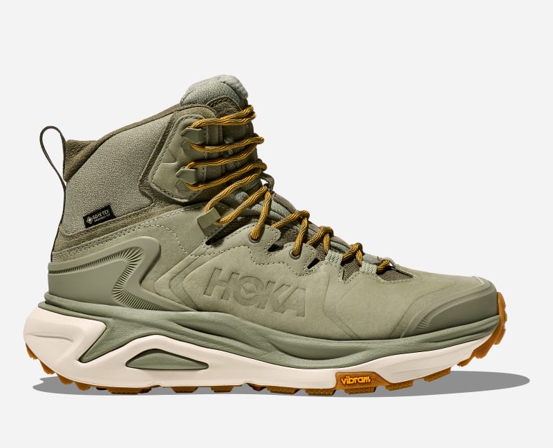 HOKA Kaha 3 GORE-TEX Schuhe für Herren in Sea Moss/Oat Milk Größe 42 2/3 | Wandern