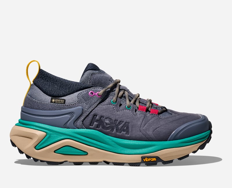 HOKA Kaha 3 Low GORE-TEX Schuhe für Damen in Anchor/Gemstone Größe 36 2/3 | Wandern