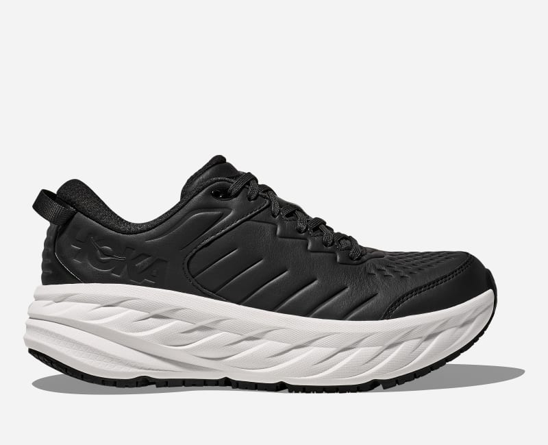 HOKA Men's Bondi SR Shoes in White, Size 12.5