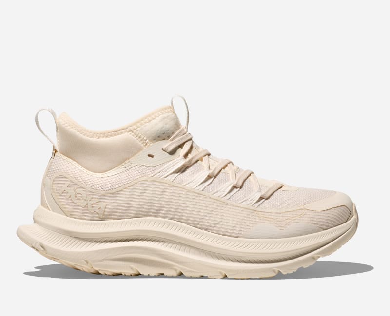 HOKA Women's Kawana Mid Shoes in Alabaster/Alabaster, Size 44