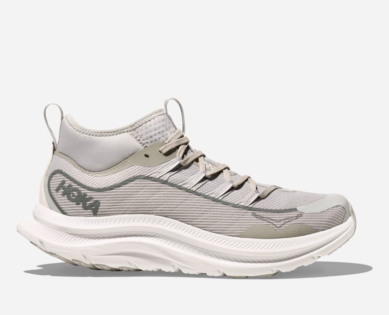 HOKA Men's Kawana Mid Shoes in Stardust/White, Size 47 1/3