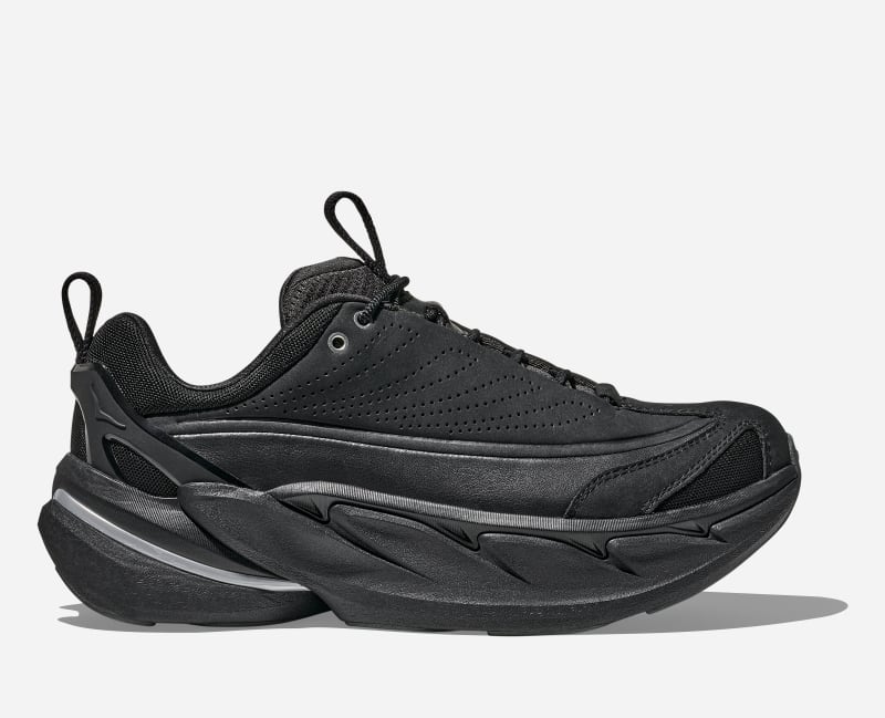 HOKA Elevon X Chaussures en Black/Carbon Black Taille 42 | Lifestyle