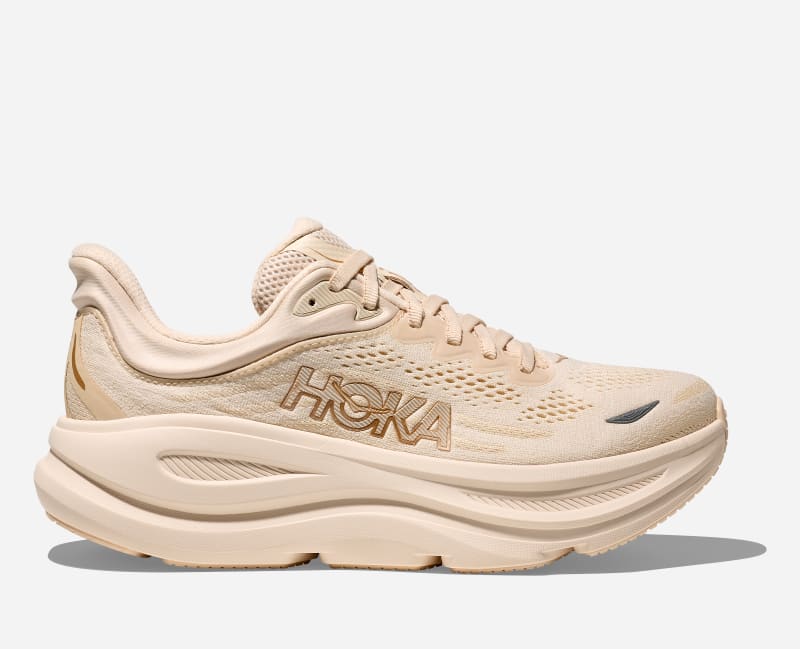 HOKA Bondi 9 Zapatillas para Mujer en Vanilla Talla 41 1/3 | Carretera