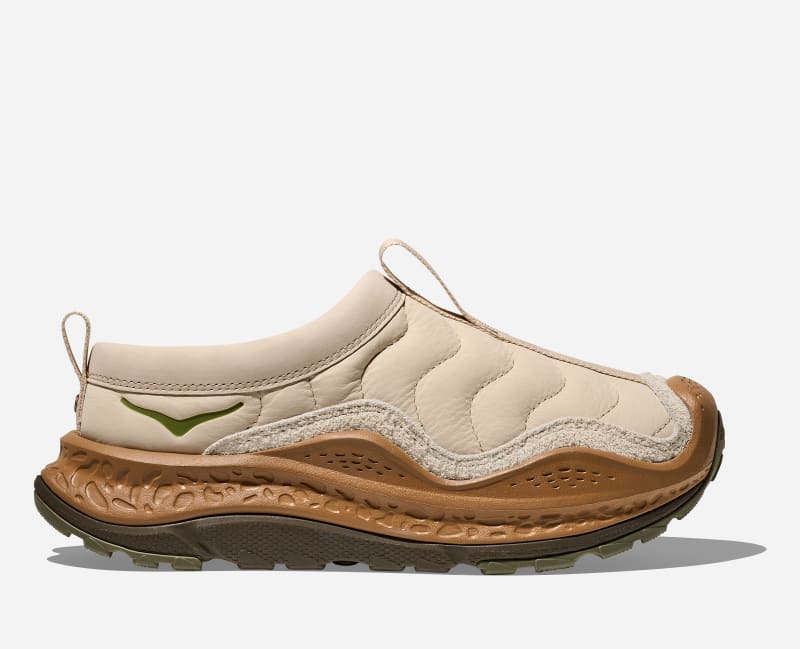 HOKA Elite Terrain System Ora Primo livsstilsko i farger oatmeal/bark, størrelse: 38