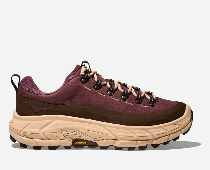 HOKA Tor Summit Lifestyle Shoes in Dried Fig/Cold Brew, Size 8.5