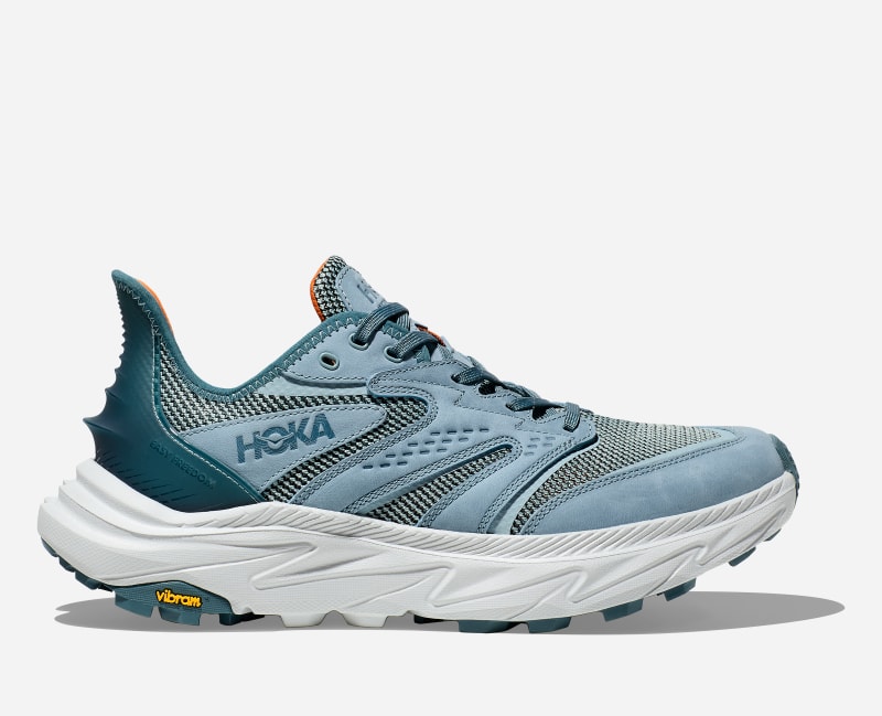 HOKA Men's Anacapa 2 Freedom Hiking Shoes in Druzy/Cosmic Grey, Size 9