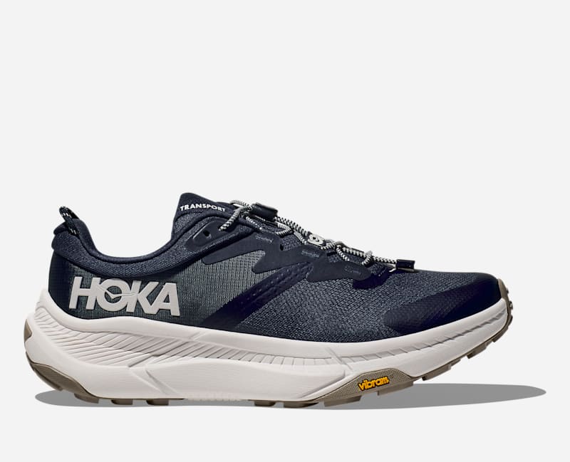 HOKA Men's Transport Shoes in Varsity Navy/White, Size 12.5