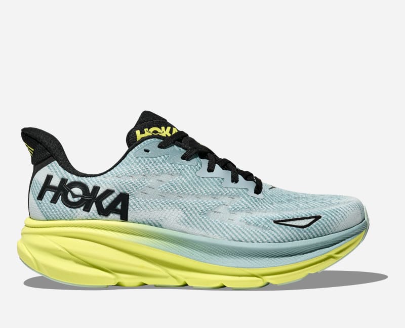 HOKA Men's Clifton 9 Road Running Shoes in Druzy/Droplet, Size 9.5