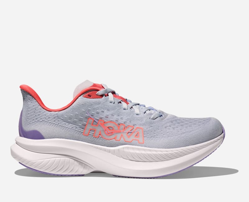 HOKA Women's Mach Shoes 6 in Pale Dusk/Gull, Size 38 2/3