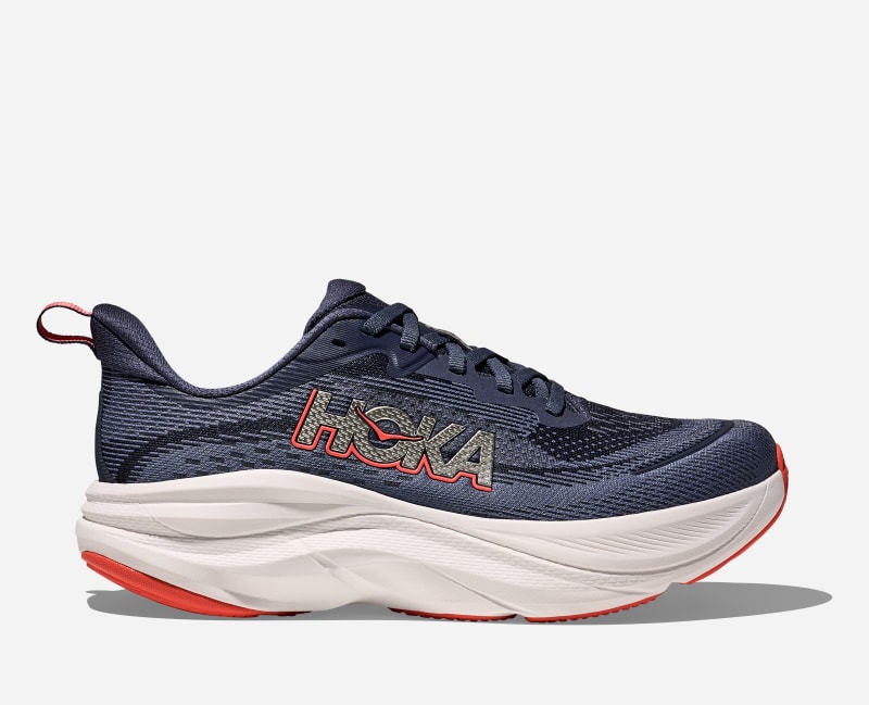 HOKA Women's Skyflow Shoes in Nautical Dusk/Anchor, Size 42
