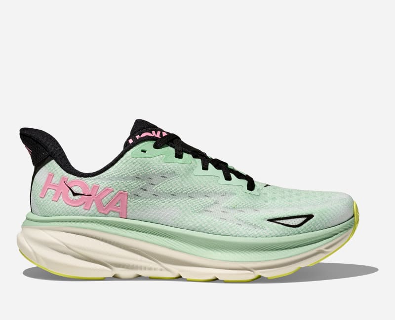 HOKA Clifton 9 Schoenen voor Dames in Mint Fluorite, maat 36 2/3 Normaal | Road