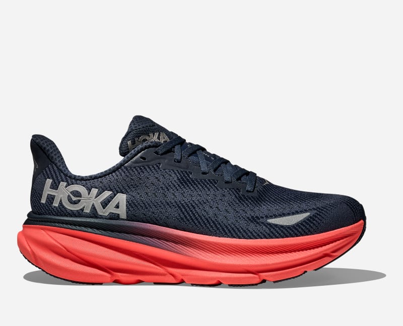 HOKA Women's Clifton 9 GORE-TEX Road Running Shoes in Varsity Navy/Nautical Dusk, Size 4