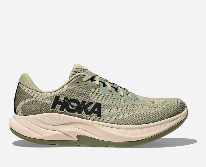 HOKA Men's Rincon 4 Road Running Shoes in Forest Lichen/Eucalyptus, Size 9
