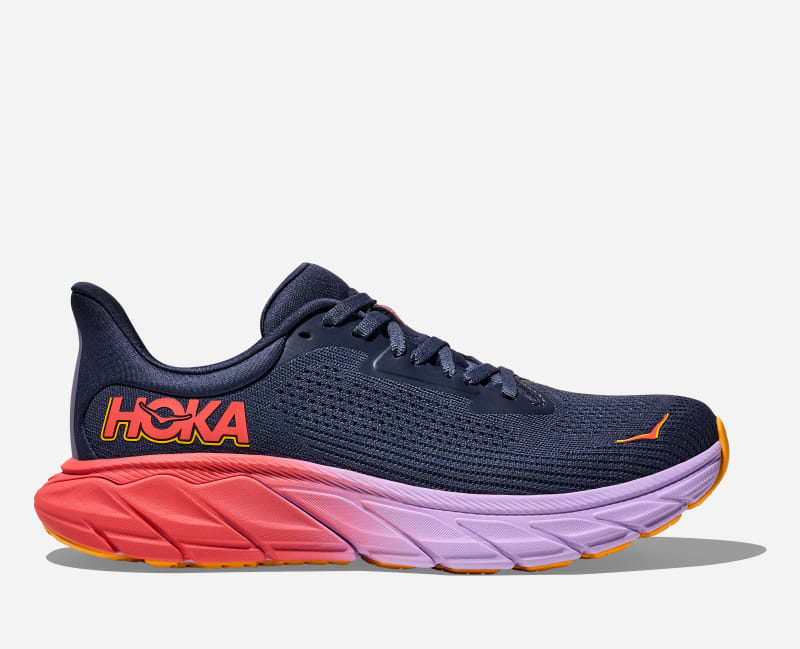 HOKA Women's Arahi 7 Shoes in Nautical Dusk/Varsity Navy, Size 36 2/3