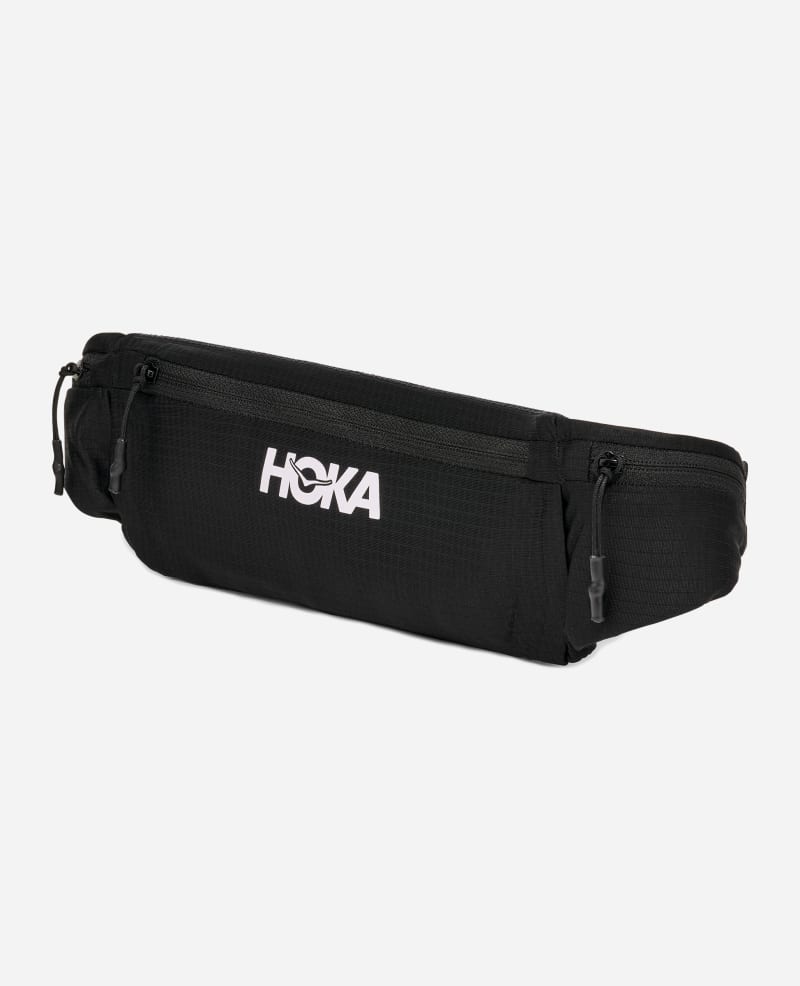 Hoka Run Belt in Black, Size Medium