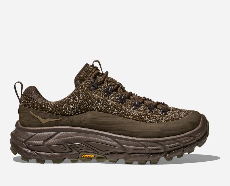 HOKA Elite Terrain System Tor Summit Lifestyle Shoes in Umber/Deep Umber, Size 11.5