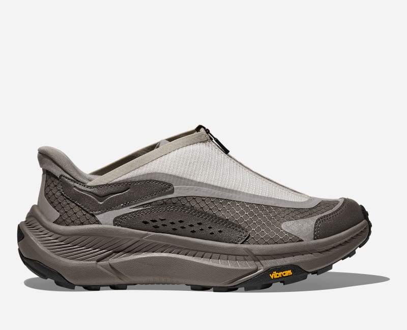 HOKA Project Transport Lifestyle Shoes in Stardust/Satellite Grey, Size 10