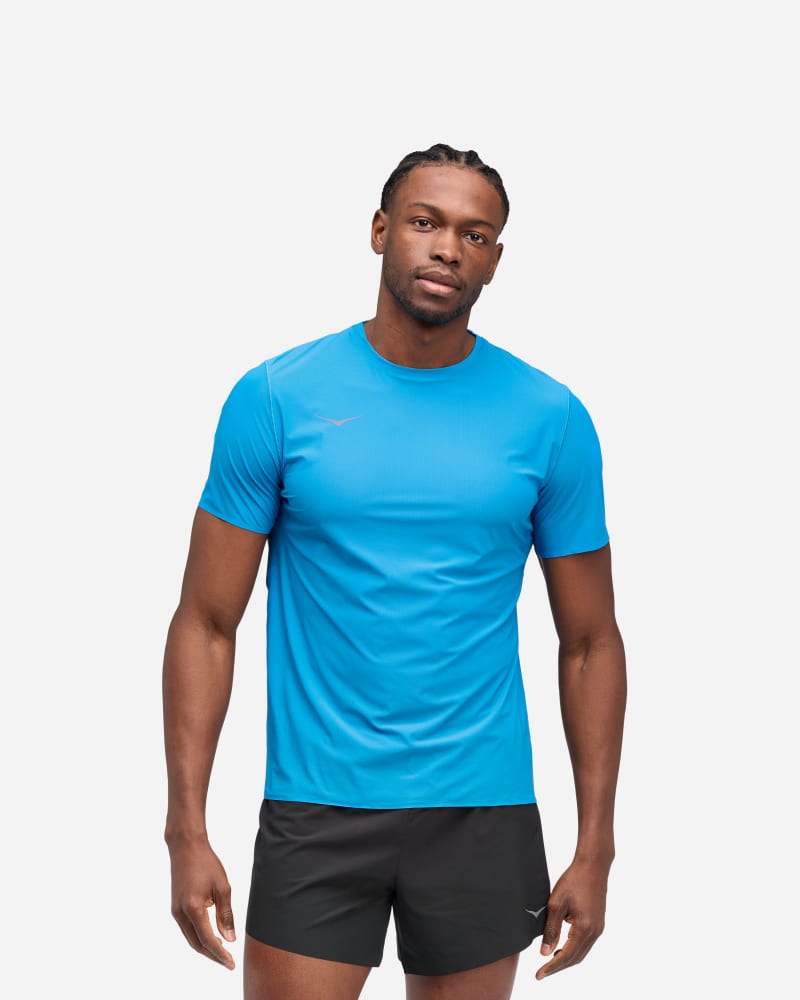 HOKA Men's Airolite Run Top in Hoka Blue, Size XL