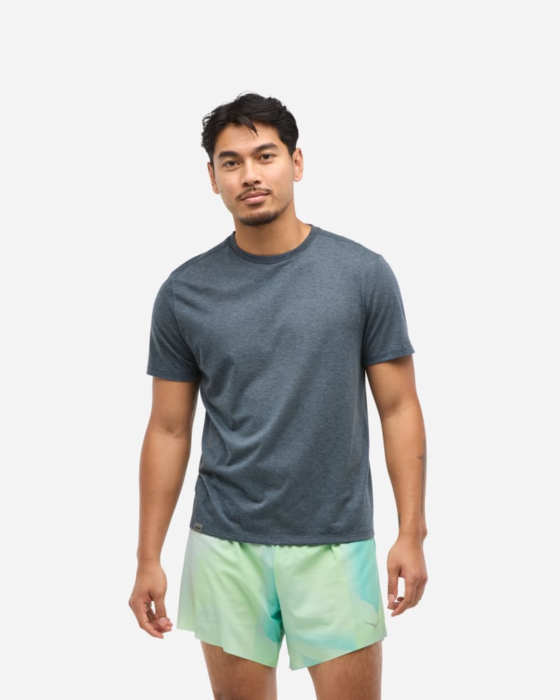 HOKA Men's Glidetech Short Sleeve in Varsity Navy, Size XXL