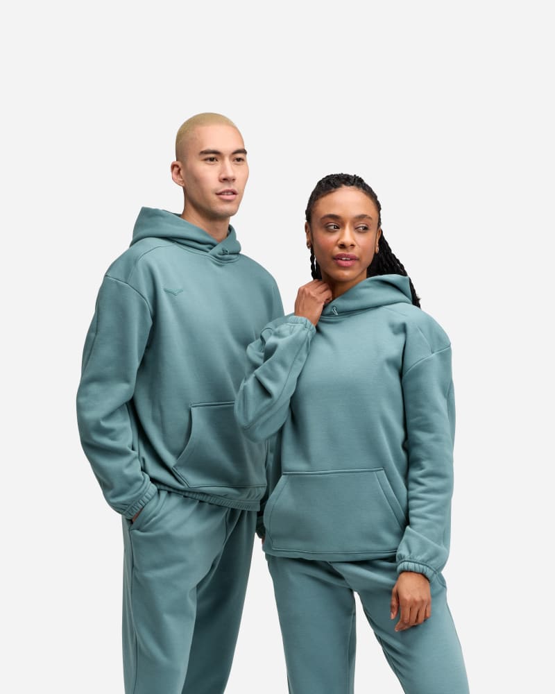 HOKA Essential-hoodie in Mountain Fog, maat S | Winterkleding