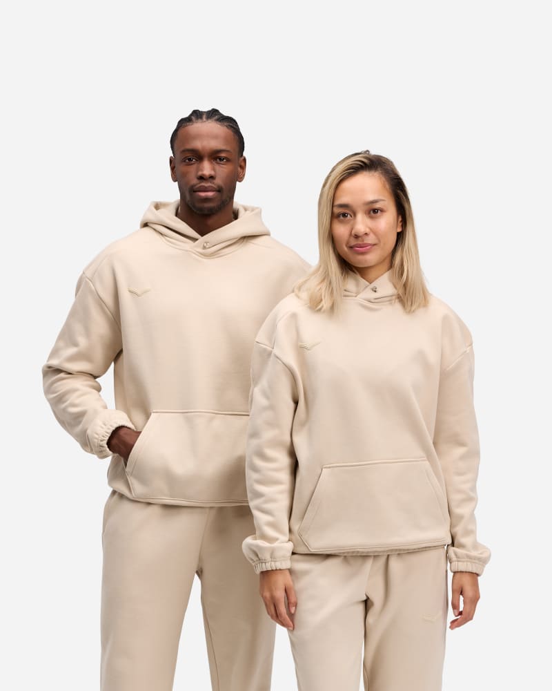 HOKA Essential Hoodie in Oatmeal Größe XS | Hoodies
