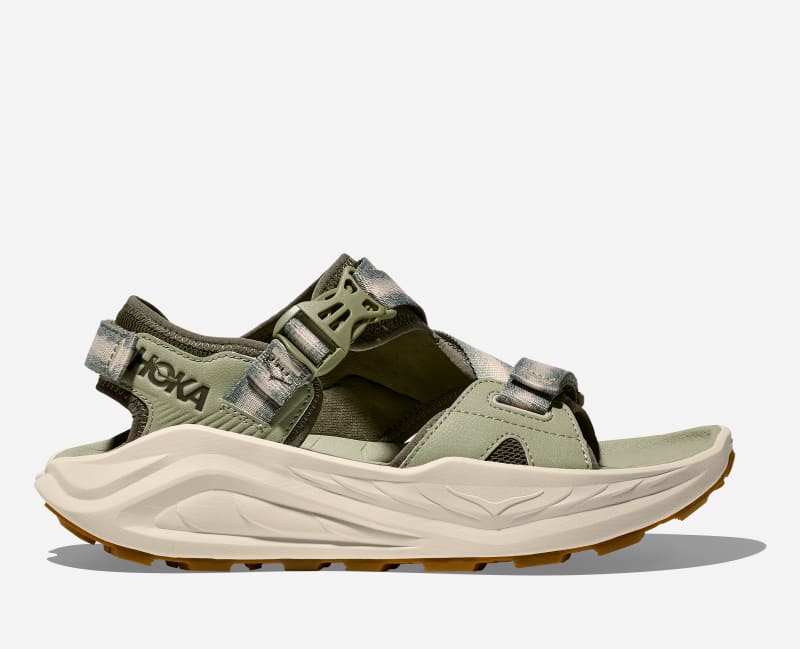 HOKA Infini Hike TC Schuhe für Herren in Sea Moss/Oat Milk Größe 47 1/3 | Wandern