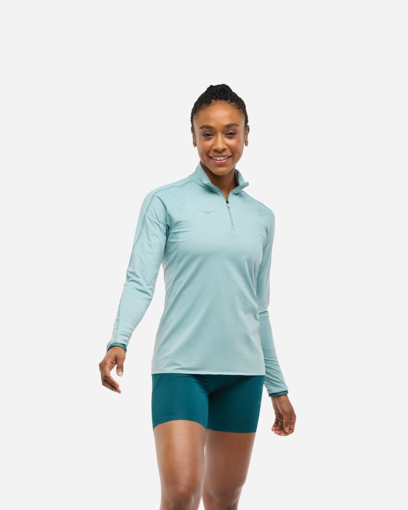 HOKA GlideTech-vest met kwartrits voor Dames in Druzy, maat L | Jassen