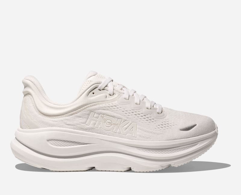 HOKA Bondi 9 Schoenen voor Dames in White, maat 41 1/3 Normaal | Road