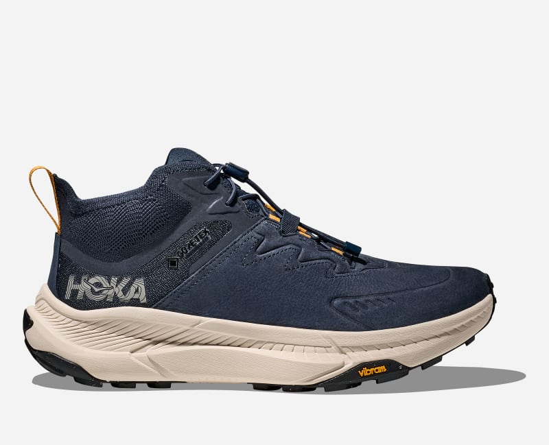 HOKA Transport Chukka GORE-TEX tursko i farger varsity navy/oat milk, størrelse: 49 1/3