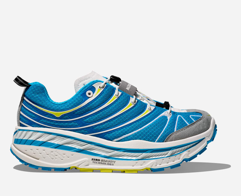 HOKA Stinson Evo OG Chaussures en Skyward Blue/Hoka Citrus Taille 45 1/3 | Lifestyle