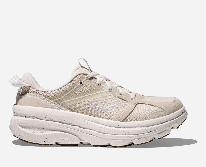 HOKA Vibrant Bloom Bondi B3Ls Shoes in Frost/Pepper, Size 43 1/3