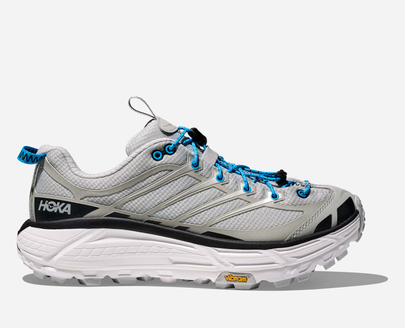 HOKA Mafate Three2 sko i farger stardust/skyward blå, størrelse: 38 2/3