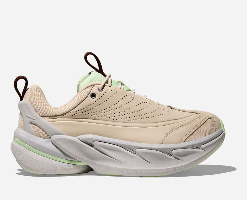 HOKA Elevon X Chaussures en Oatmeal/Luna Moth Taille 43 1/3 | Lifestyle